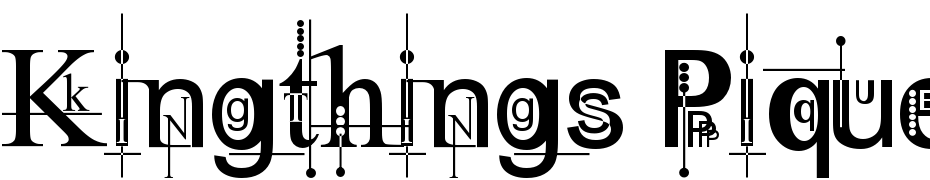 Kingthings Pique'n'meex Yazı tipi ücretsiz indir
